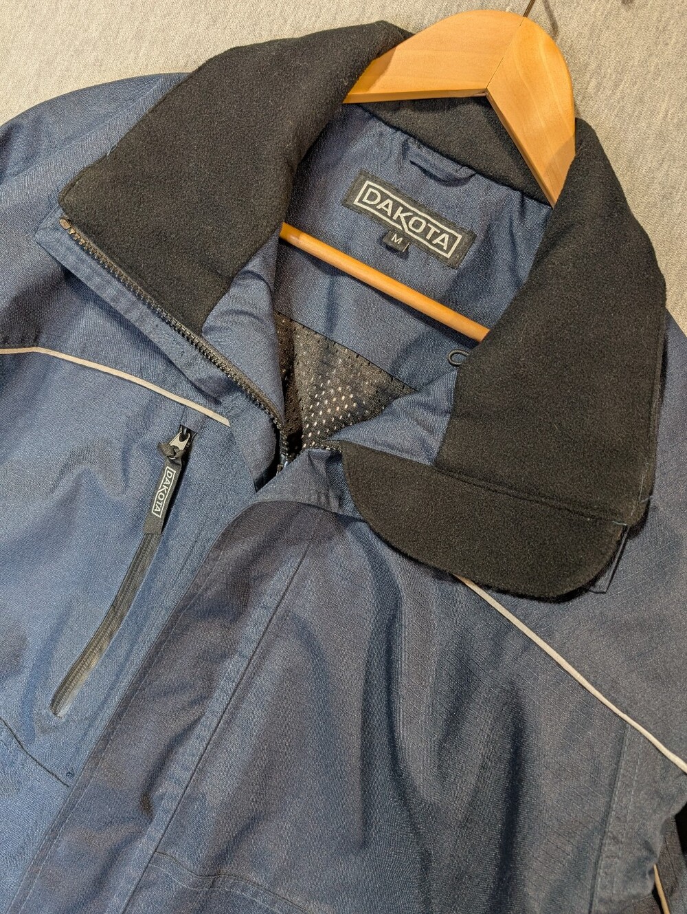 Dakota Waterproof Work Outdoor Jacket Men's Medium Navy Blue Black